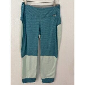 Patagonia Capri Crop Pants Women's Blue Yoga Stretch Capilene 4 XS